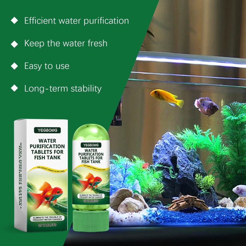Aquarium Fish Keeping - Aquarium-Wasserreinigungstabletten Effiziente Frischhaltefunktion Einfache Anwendung Langzeitstabilität