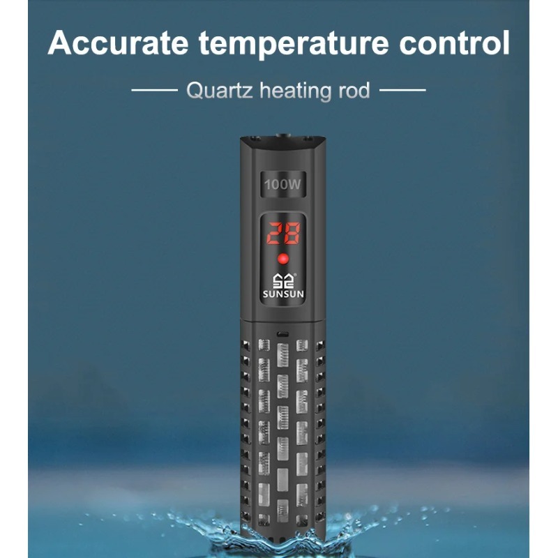 Fish Tank Heater - Tauchheizstab für Aquarien mit LCD-Display, digital