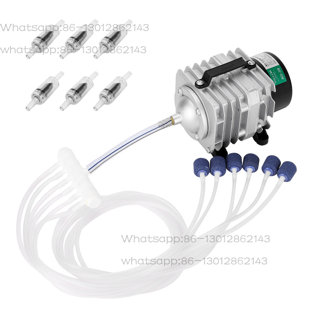 Aquarium Pump - Aquarium-Sauerstoffpumpe Elektromagnetischer Luftkompressor ACO-328 Belüfter Sauerstoffpumpe