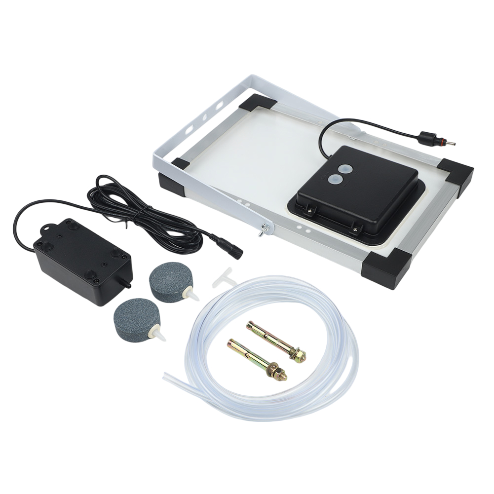 Aquarium Pump - Solarbetriebener Teichbelüfter 5W Sauerstoffpumpe für Fischbecken