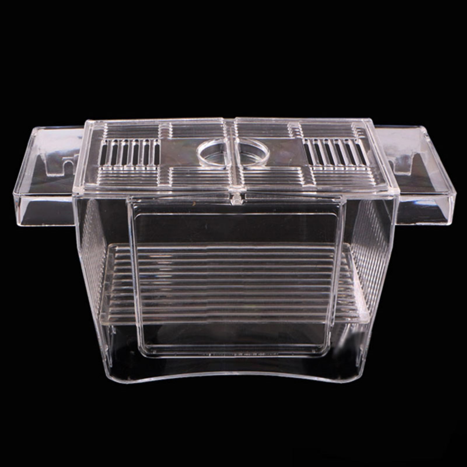 Betta Fish Tank - Fischzuchtbox für Aquarien, Transparente Kunststoff-Brutkasten-Isolierbox mit