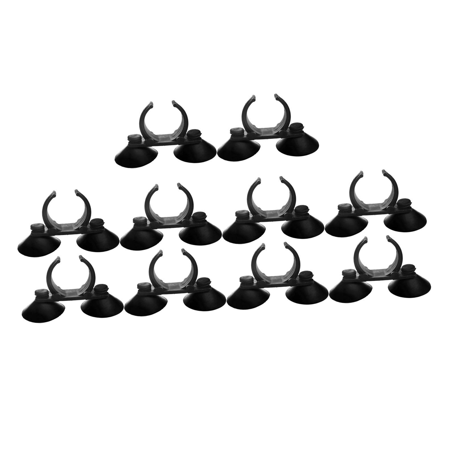 Fish Tank Heater - 10 Stück Aquarium-Heizungs-Saugnapfklammern Praktische Heizstabhalter für