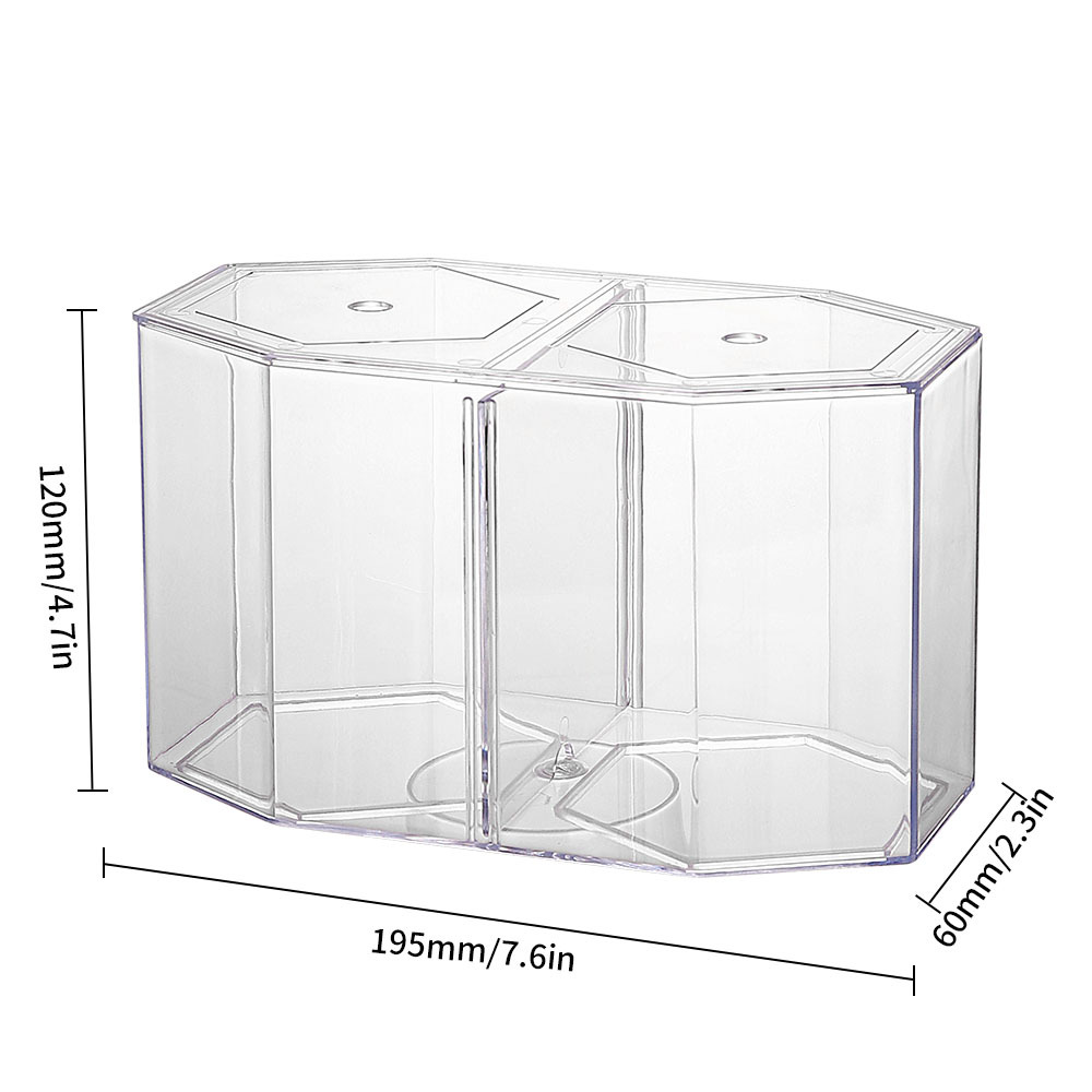 Acryl Zwei Splits Guppy Aquari – Aquarium Fish Betta Bewertung und Preis