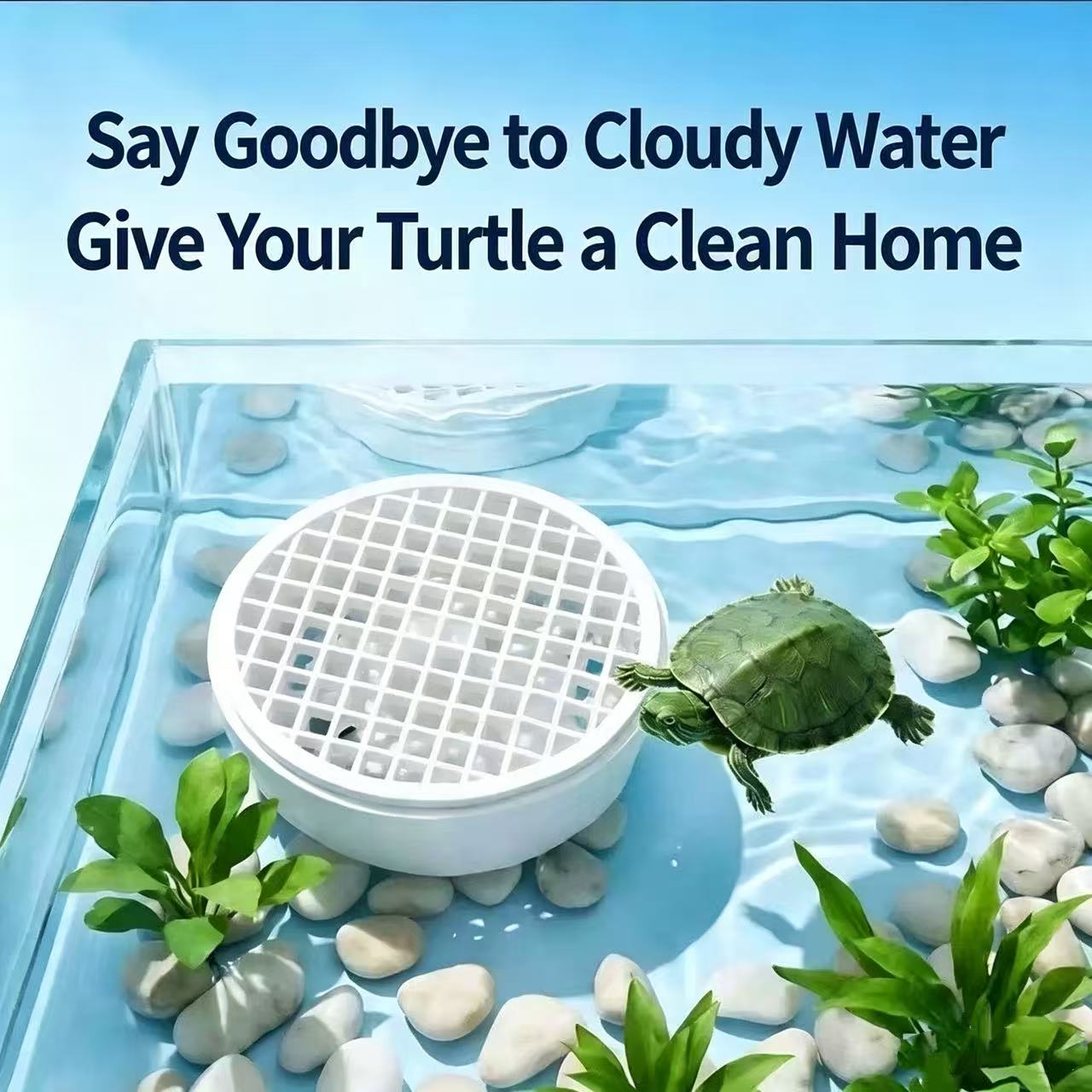 Abnehmbarer Schildkröten-Kotfä – Aquarium Fish Keeping Bewertung und Preis